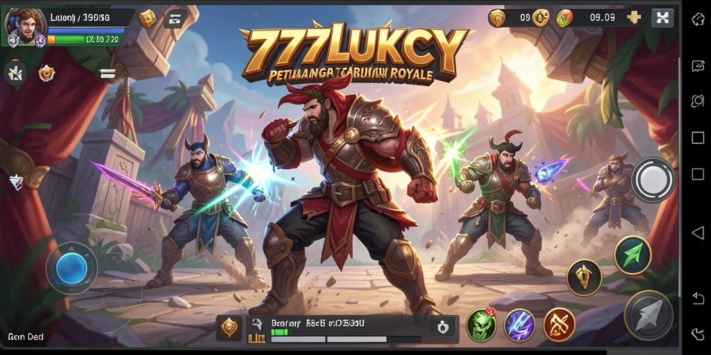 Screenshot menunjukkan aksi seru dalam permainan Battle Royale.