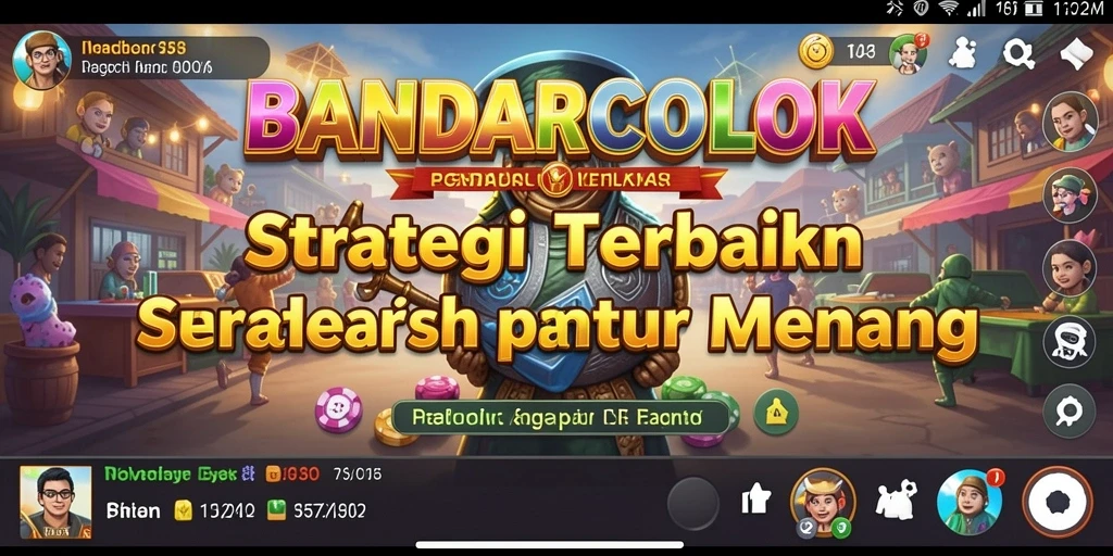 Tampilan layar gameplay <strong>BANDARCOLOK</strong> yang menunjukkan strategi mendebarkan.