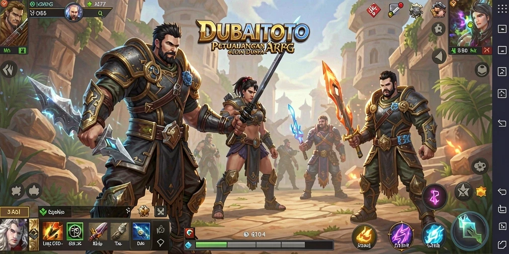 Gameplay seru dengan pertempuran dinamis di DUBAITOTO.