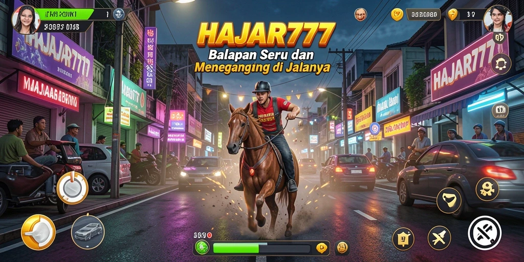 Gameplay balapan menegangkan dengan grafik yang memukau.