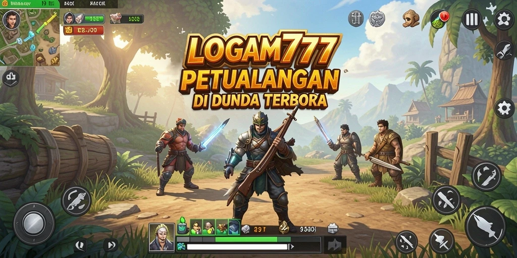 Tampilan gameplay LOGAM777 yang menggugah selera di dunia terbuka yang menarik.
