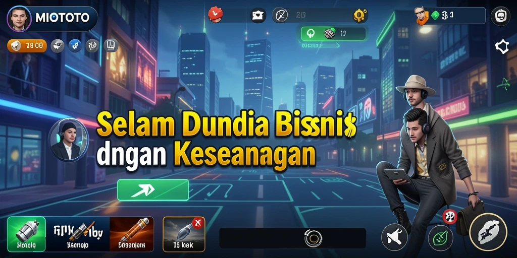 Tampilan gameplay Tycoon MIOTOTO yang menarik dan interaktif.