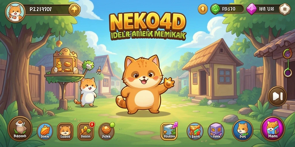 Screenshot NEKO4D menampilkan gameplay Idle yang seru.