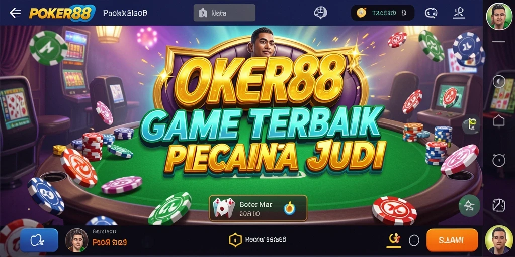 Screenshot gameplay Slot POKER88 yang menarik.