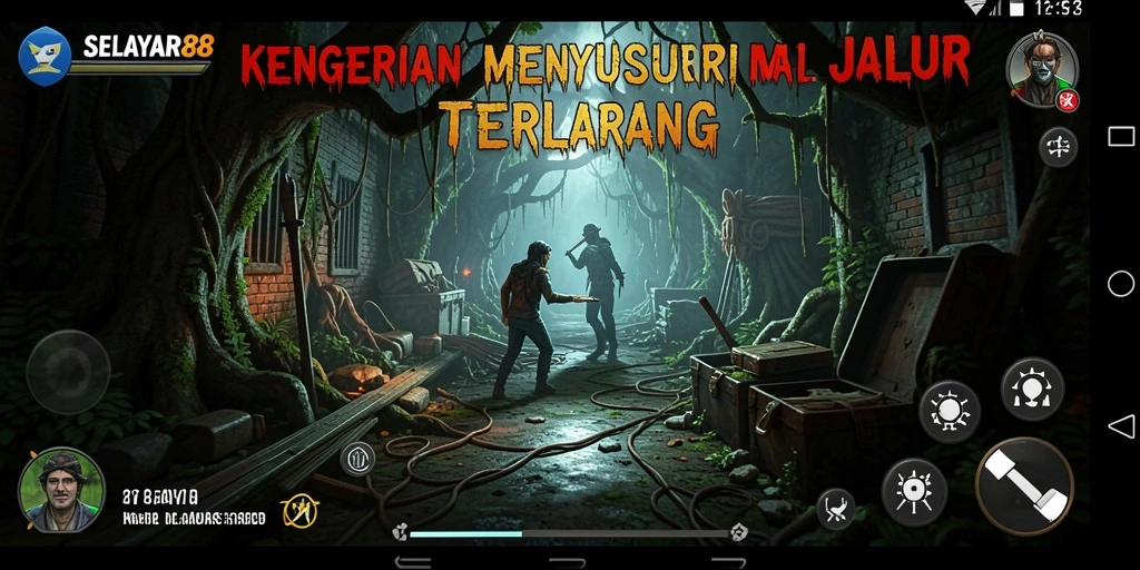 Tangkapan layar utama SELAYAR88 menampilkan suasana mencekam dan gameplay yang intens.