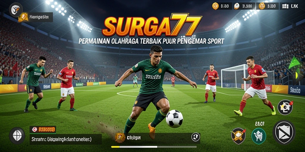 Tampilan gameplay menarik dari SURGA77 yang penuh aksi olahraga.