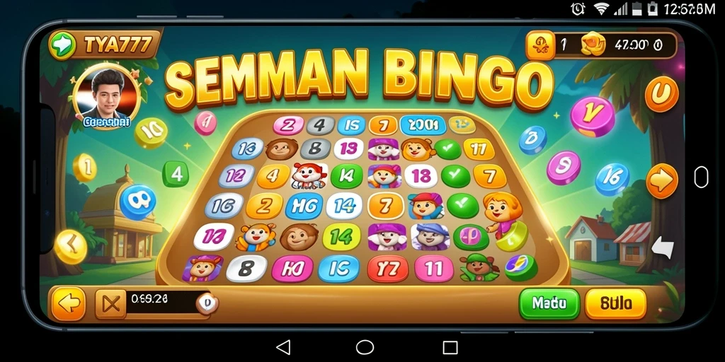 Screenshot utama TYA777 menampilkan permainan Bingo yang seru dan interaktif.